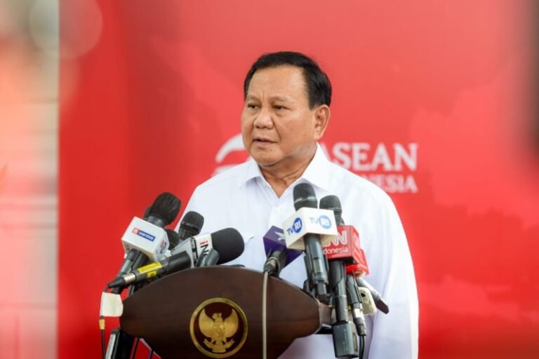 Prabowo Subianto di Istana